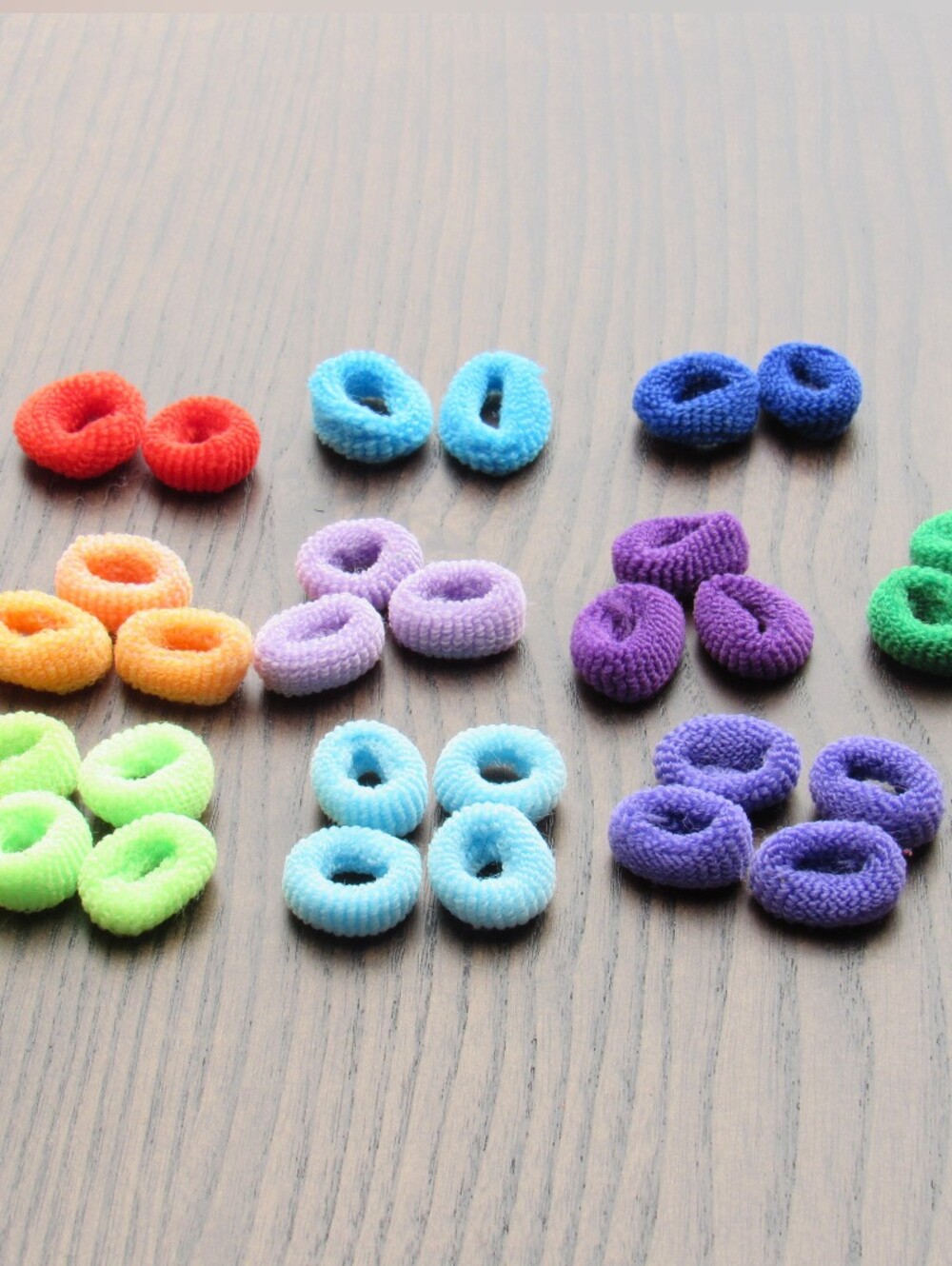 Kids Colorful Elastic Hair Ties